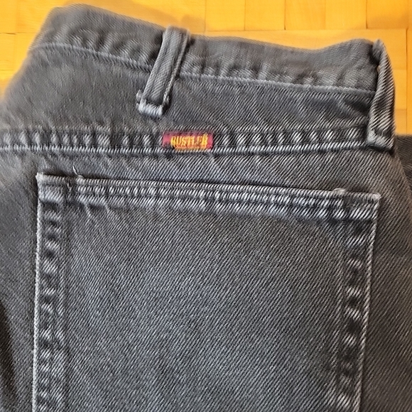 Rustler  Faded Black Jeans  Men Size 38x32 - Picture 2 of 5